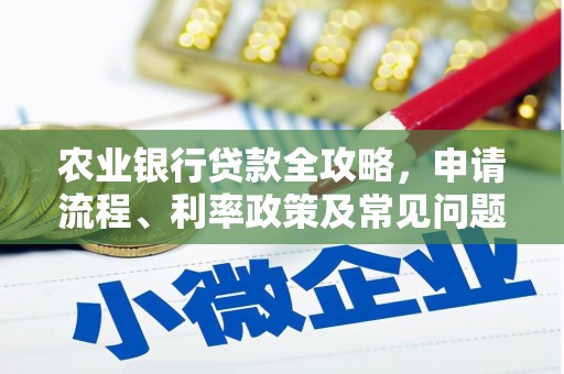 亚东农业银行贷款全攻略，申请流程、利率政策及常见问题解析