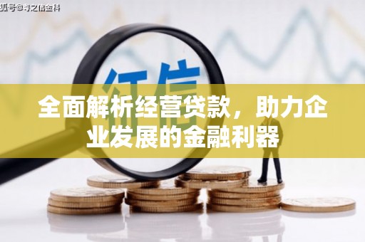 亚东全面解析经营贷款，助力企业发展的金融利器