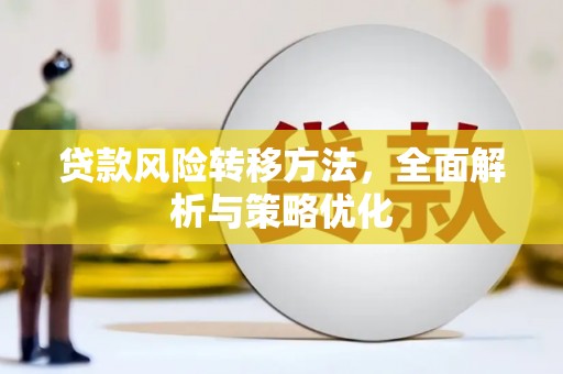 亚东贷款风险转移方法，全面解析与策略优化