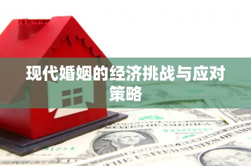 亚东现代婚姻的经济挑战与应对策略