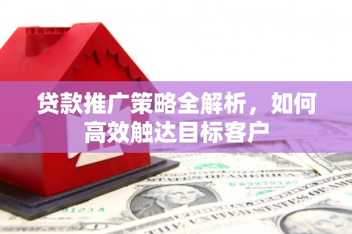 亚东贷款推广策略全解析，如何高效触达目标客户