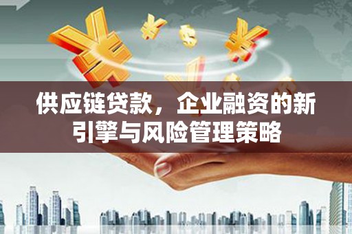 亚东供应链贷款，企业融资的新引擎与风险管理策略
