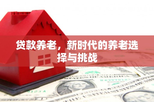 亚东贷款养老，新时代的养老选择与挑战