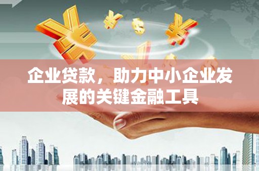 亚东企业贷款，助力中小企业发展的关键金融工具