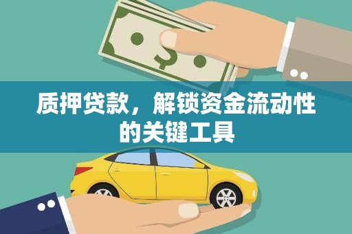 亚东质押贷款，解锁资金流动性的关键工具