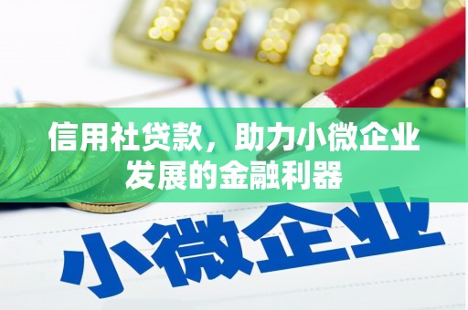 亚东信用社贷款，助力小微企业发展的金融利器