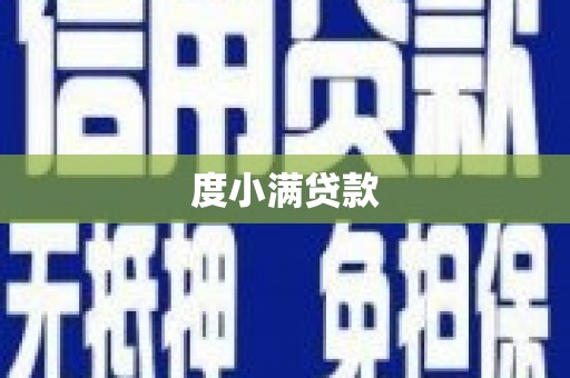 亚东度小满贷款