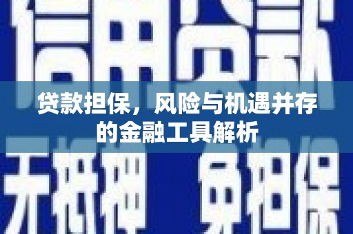 亚东贷款担保，风险与机遇并存的金融工具解析