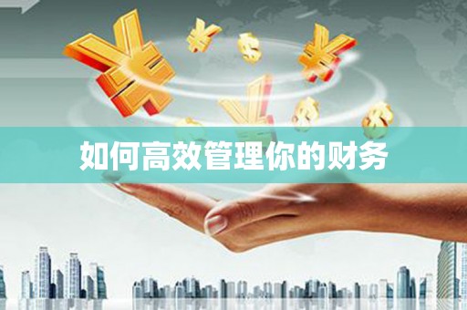 亚东如何高效管理你的财务