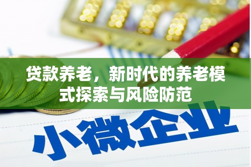 亚东贷款养老，新时代的养老模式探索与风险防范