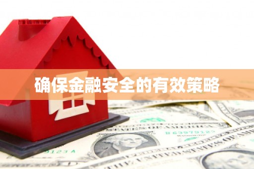 亚东确保金融安全的有效策略